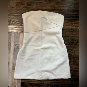 Zara Strapless White Dress